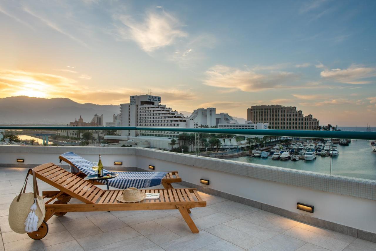 Vert Hotel Eilat By Afi Hotels Exterior foto View from the rooftop
